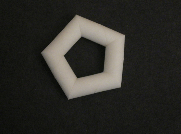 ALBIS RING in White Processed Versatile Plastic