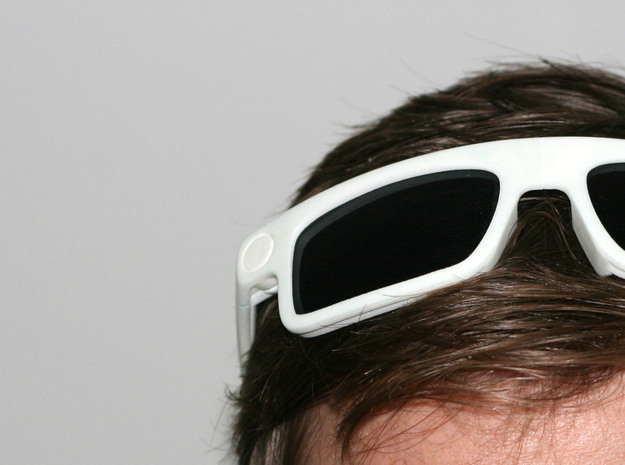 BoomGlasses in White Natural Versatile Plastic