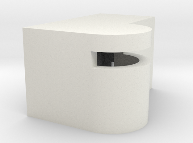 1/350 Concrete Bunker 4 in White Natural Versatile Plastic