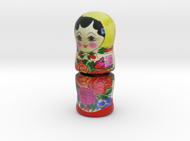 Russian Matryoshka - Piece 4 / 7 in Full Color Sandstone