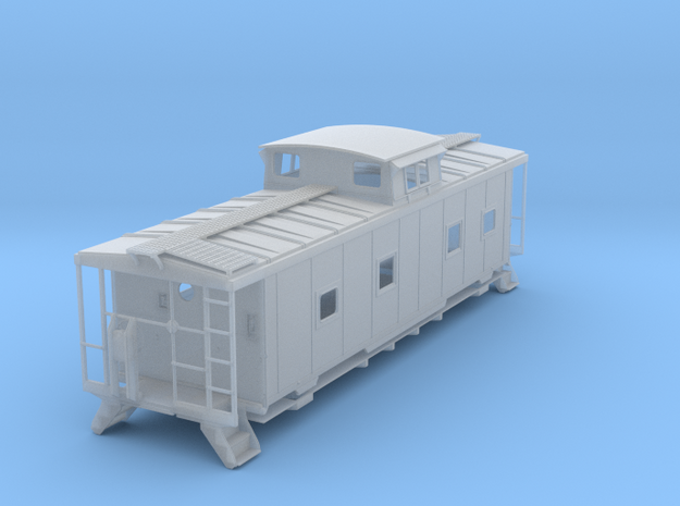 ACL M5 Caboose, split window - HO in Smooth Fine Detail Plastic