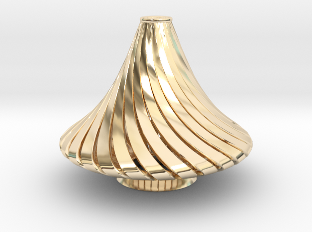 Exotic antique Lamp  in 14K Yellow Gold