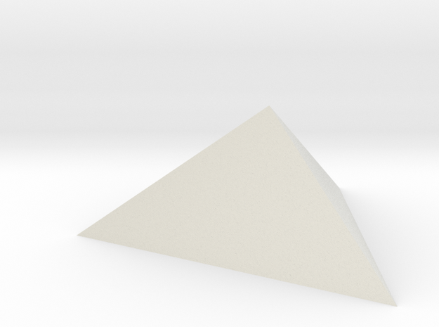 Trigonal pyramid in White Natural Versatile Plastic