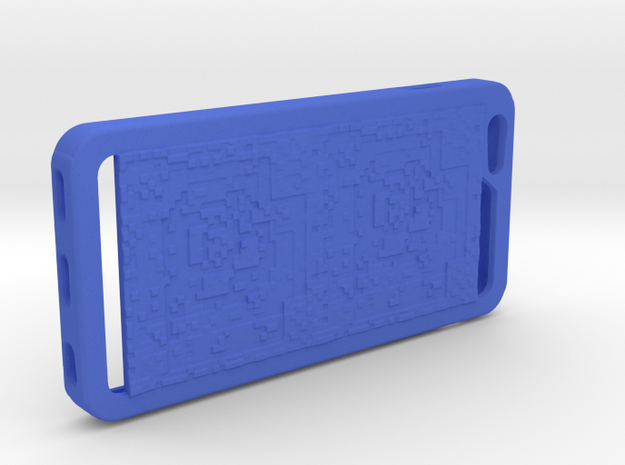 8bit era iPhone6+ case in Blue Processed Versatile Plastic