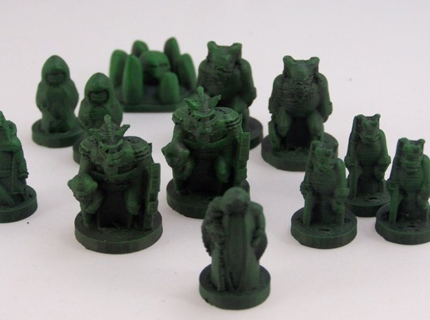 Tribes of the Dark Forest in Full Color Sandstone
