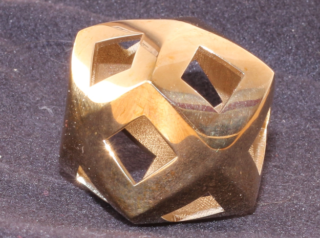 Steinmetz Solid in Polished Brass