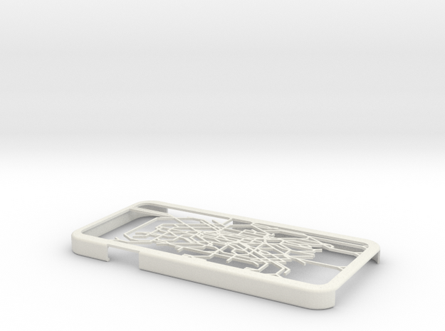 Paris metro map iPhone 6 case in White Natural Versatile Plastic