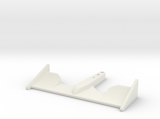 RC F1 Wing v1 in White Natural Versatile Plastic