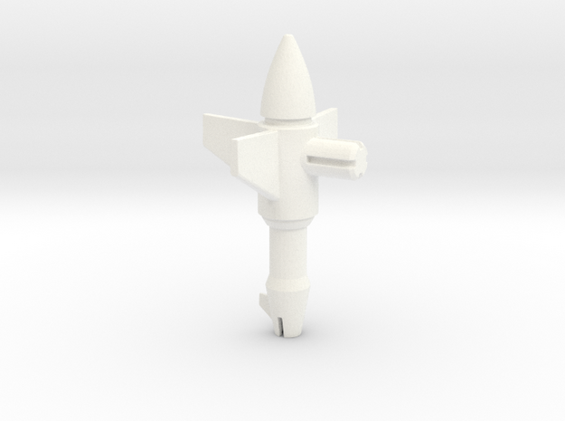 Feathered Guardian Blaster in White Processed Versatile Plastic