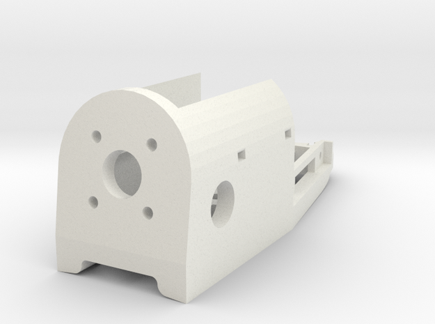 mini-MUTT Motor Mount in White Natural Versatile Plastic