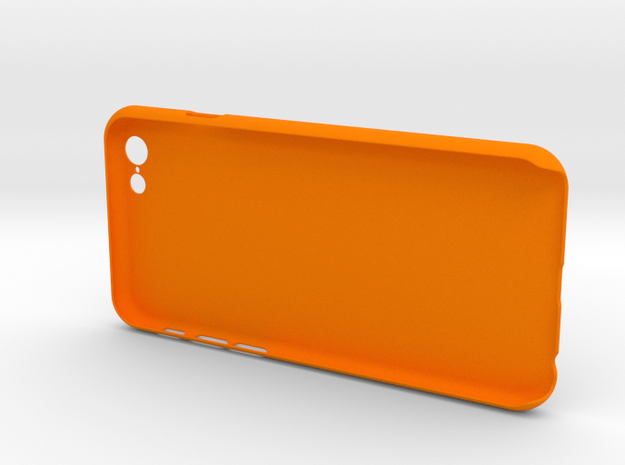 Simple 3 walls iPhone6 case for 4.7inch in Orange Processed Versatile Plastic