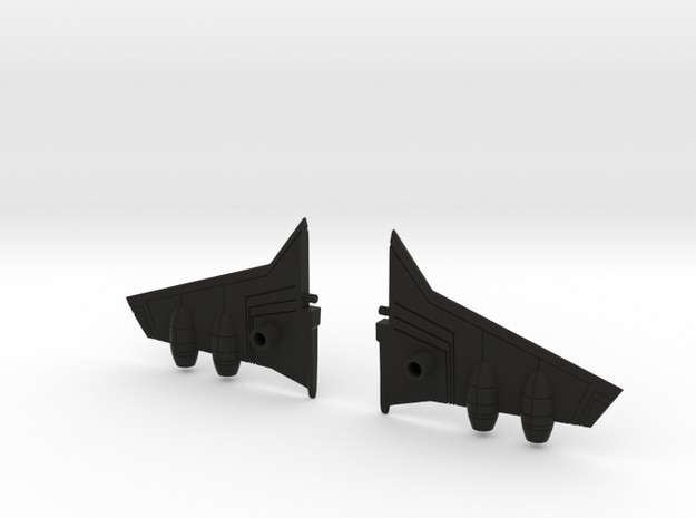 Transformers Seeker Estoc Wing Kit in Black Natural Versatile Plastic