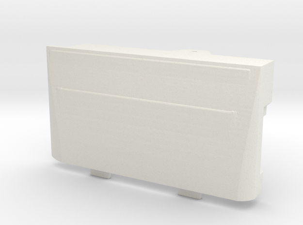 Game Boy Micro Battery Door in White Natural Versatile Plastic