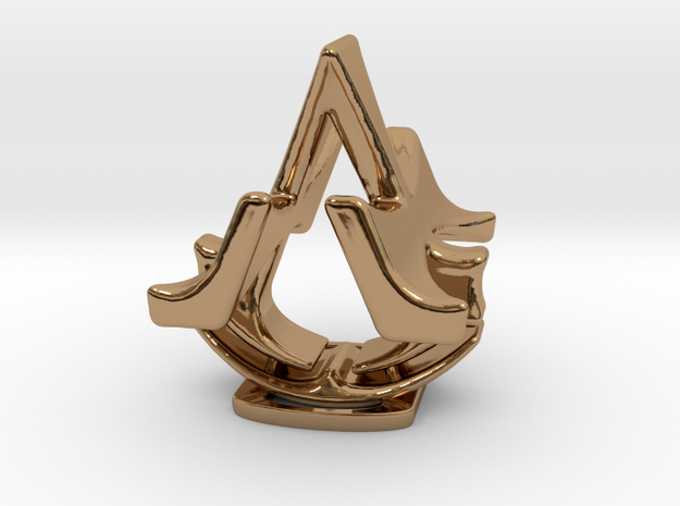 Assassins Creed Desk Sculpture in Polished Brass
