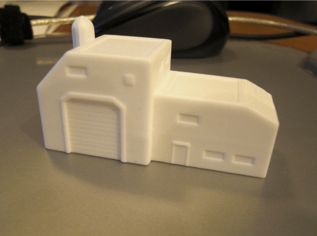 Assembly Facility (1/285) in White Processed Versatile Plastic