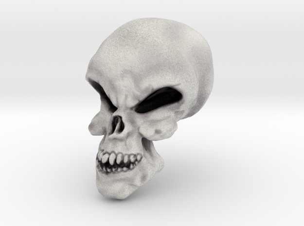 Little Scary Skull in Full Color Sandstone