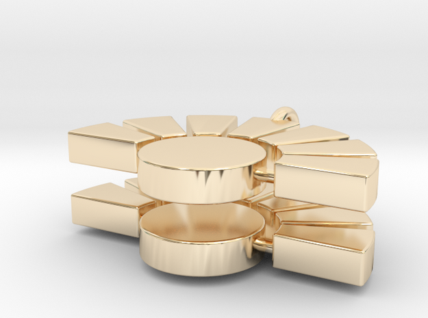 IMD earrings in 14k Gold Plated Brass