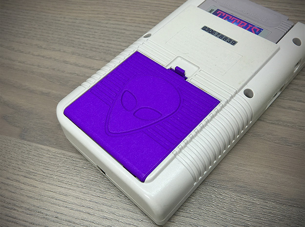 Battery Cover compatible to Nintendo® Game Boy™ in Purple Processed Versatile Plastic
