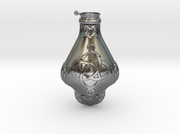 The Order Vial V3- MainBody in Polished Silver