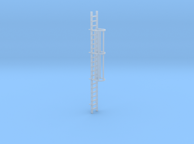 'N-Scale' - 20' Caged Ladder in Tan Fine Detail Plastic