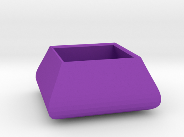 Square bowl in Purple Processed Versatile Plastic