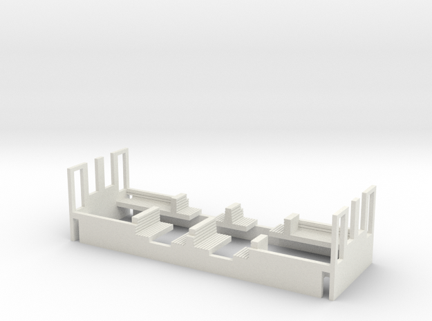 Inneneinrichtung für Wiener Linien Modell Type H,K in White Natural Versatile Plastic