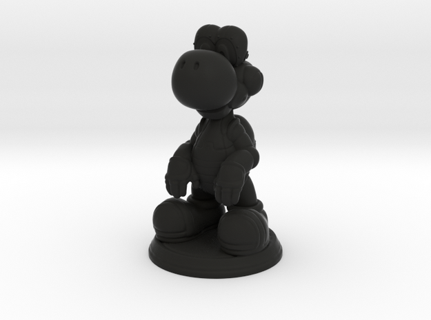 Mecha Yoshi [Figurine] in Black Natural Versatile Plastic