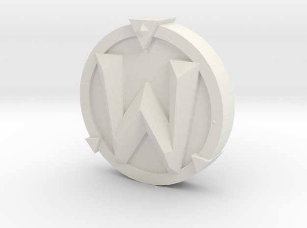 WoW Token in White Natural Versatile Plastic