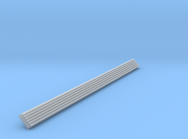 HO Scale 90 Degree INSIDE Structure Corner Trim in Smooth Fine Detail Plastic
