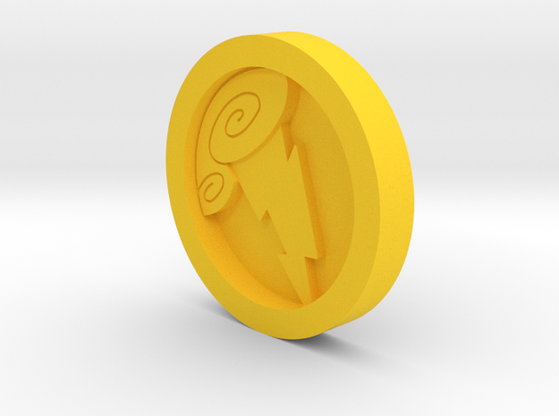 Hercules Medal - Coin in Yellow Processed Versatile Plastic