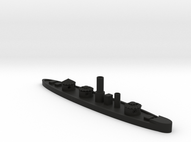 1/600 USS Roanoke in Black Natural Versatile Plastic