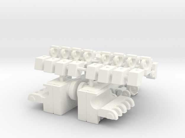 Transformers Masterpiece GRIMLOCK Hands FINAL in White Processed Versatile Plastic