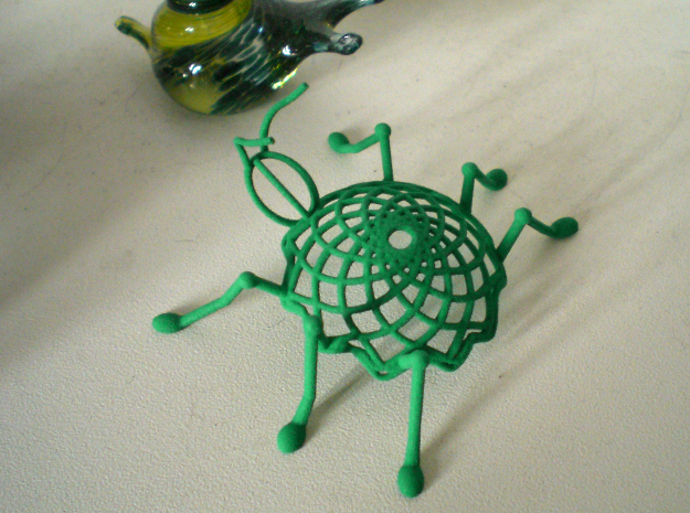Spiro Insect in Green Processed Versatile Plastic