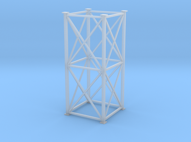 'HO Scale" - 8'x8'x20' Tower in Tan Fine Detail Plastic