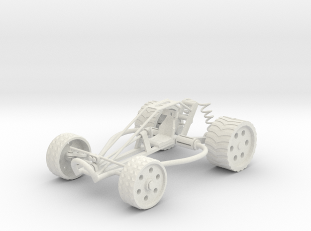 Buggy in White Natural Versatile Plastic