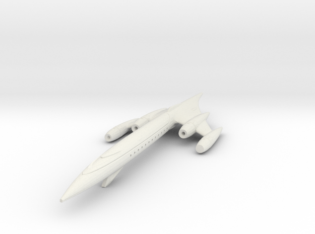 Gnomon MELROSE-7 small jet airplane toy  in White Natural Versatile Plastic