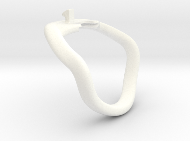 KHD v2 ring 70mm - no flap in White Processed Versatile Plastic