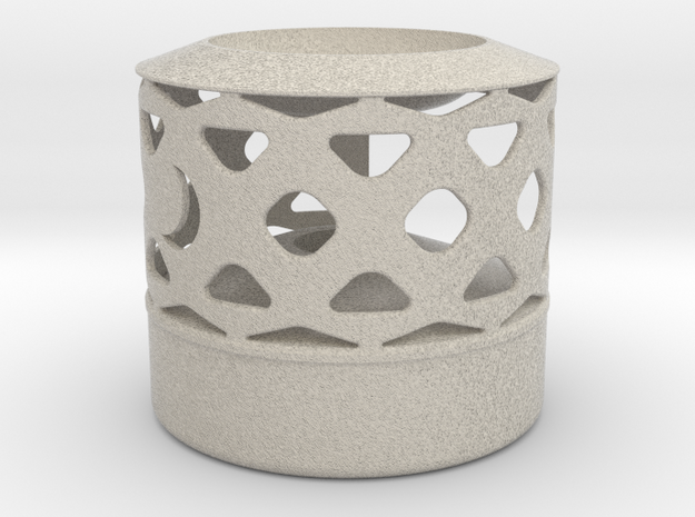 Oil Lamp - Wax Melter in Natural Sandstone