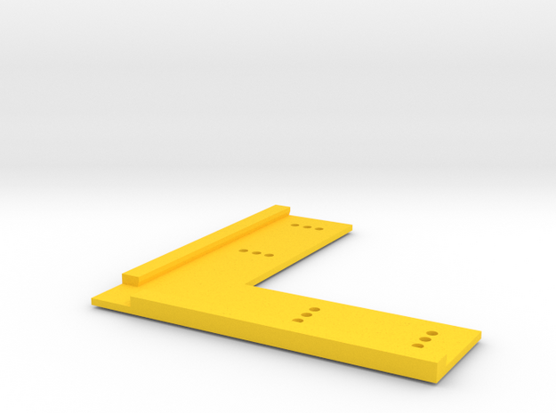 T-Trak Straight Track Locator in Yellow Processed Versatile Plastic