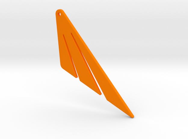 Nows Earings in Orange Processed Versatile Plastic