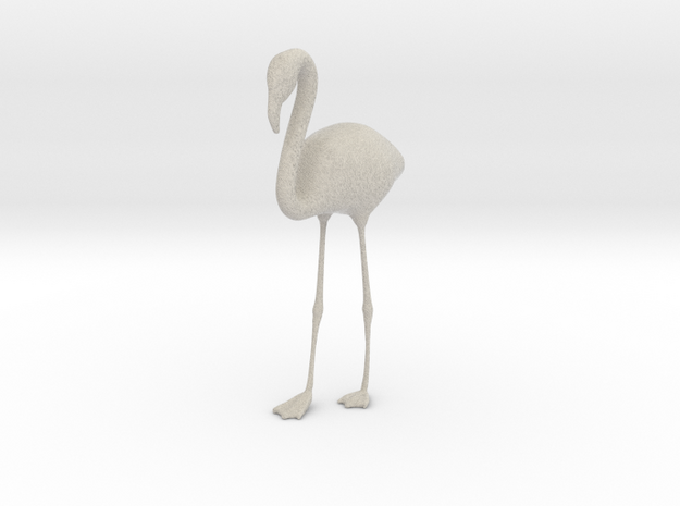 Flamingo in Natural Sandstone