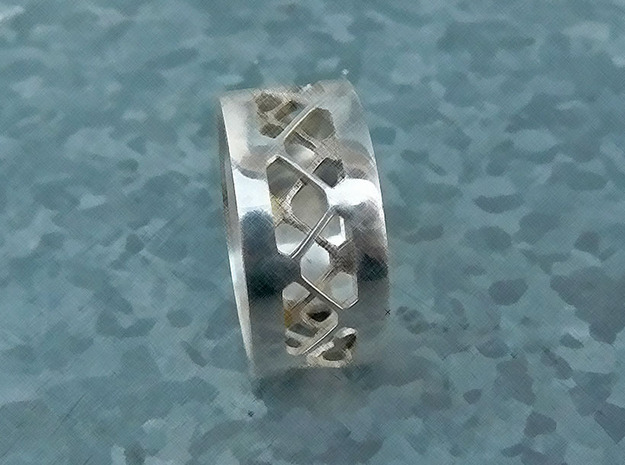 Grid 12 US 1.8 mm in Natural Silver
