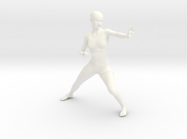 Karate in White Processed Versatile Plastic