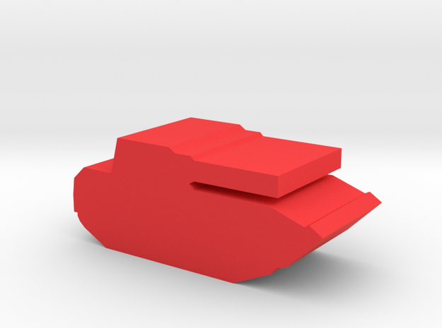 Game Piece, Red Force BMP-2 in Red Processed Versatile Plastic