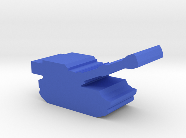 Game Piece, Blue Force Paladin Artillery in Blue Processed Versatile Plastic