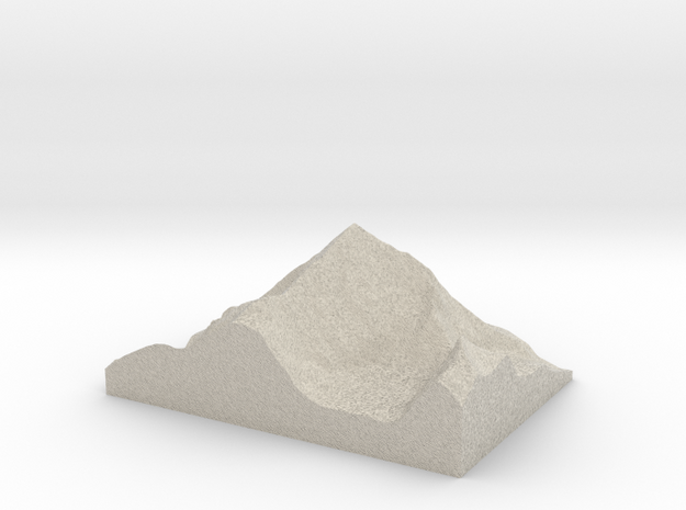 Model of Dent Blanche in Natural Sandstone
