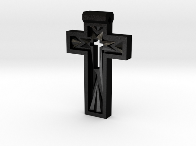 Cross in Matte Black Steel