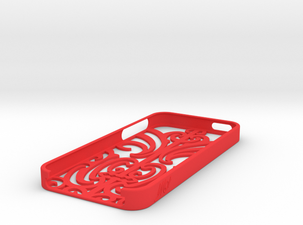 iMoko iPhone 5 cover in Red Processed Versatile Plastic