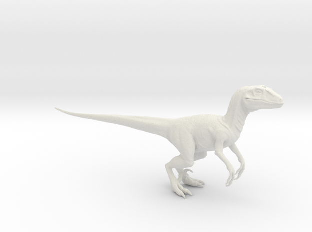 Raptor in White Natural Versatile Plastic