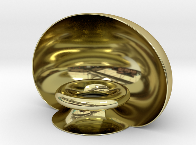 Golden Pedestal in 18k Gold Plated Brass